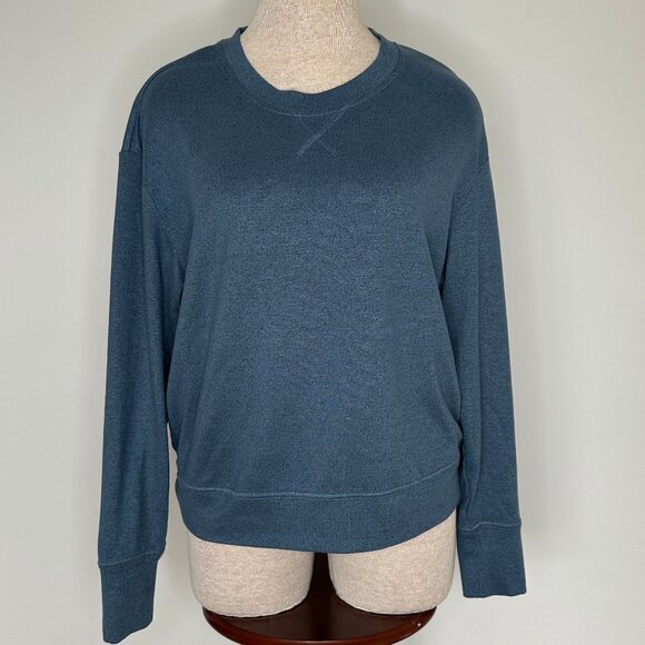 UGG Women's Sweatshirt Soft Blue Crew Neck Size Medium - Picture 1 of 6